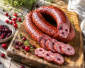 Polska kiełbasa Krasuska - żurawinowa